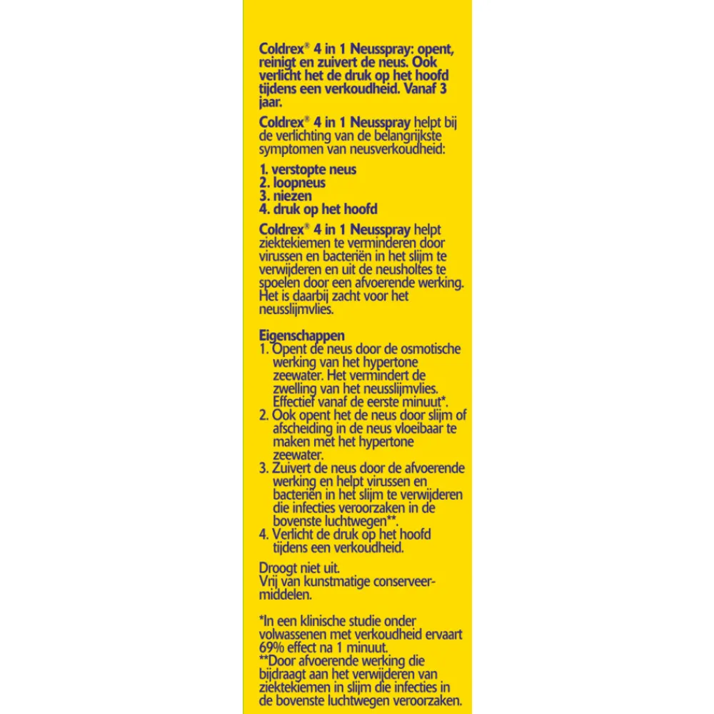Neusspray 4 in 1 20 ml^Coldrex Outlet