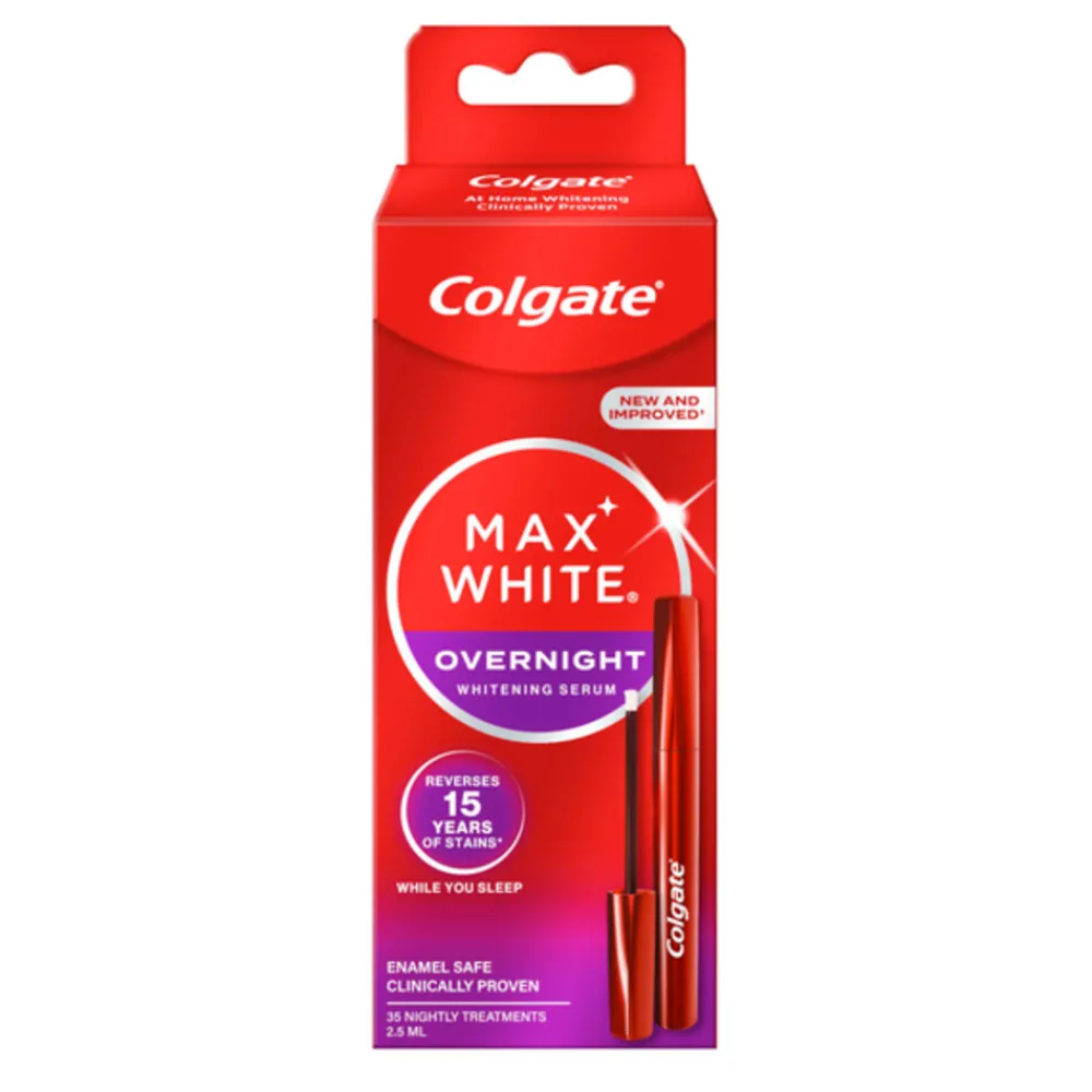 Specialistische Mondverzorging<Colgate Max White Overnight Tanden Whitening Serum 2,5 ml
