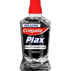 Mondwater Plax White + Charcoal 500 ml^Colgate Online