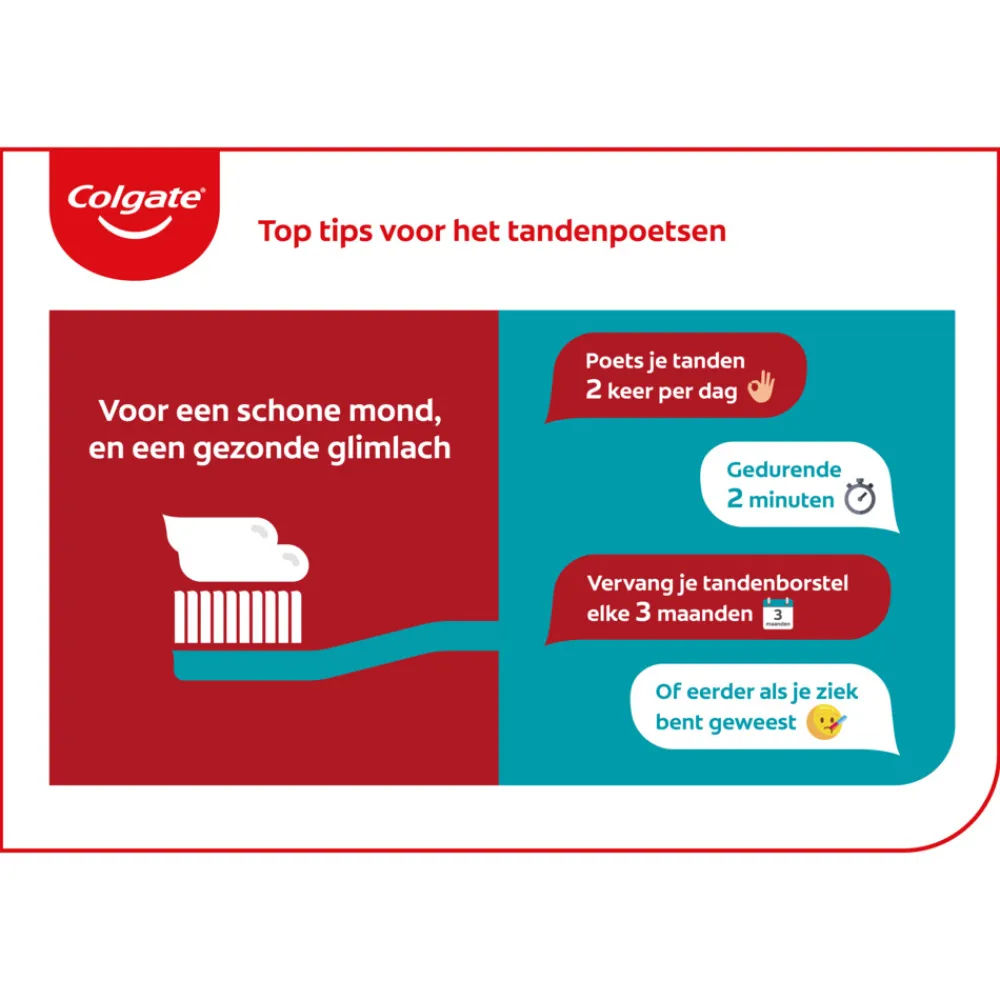 Tandenborstel Triple Action Medium 4 stuks^Colgate Hot