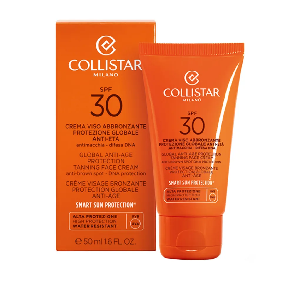 Globale Anti-Age Protection Tanning Face Cream SPF 30 50 ml^Collistar New