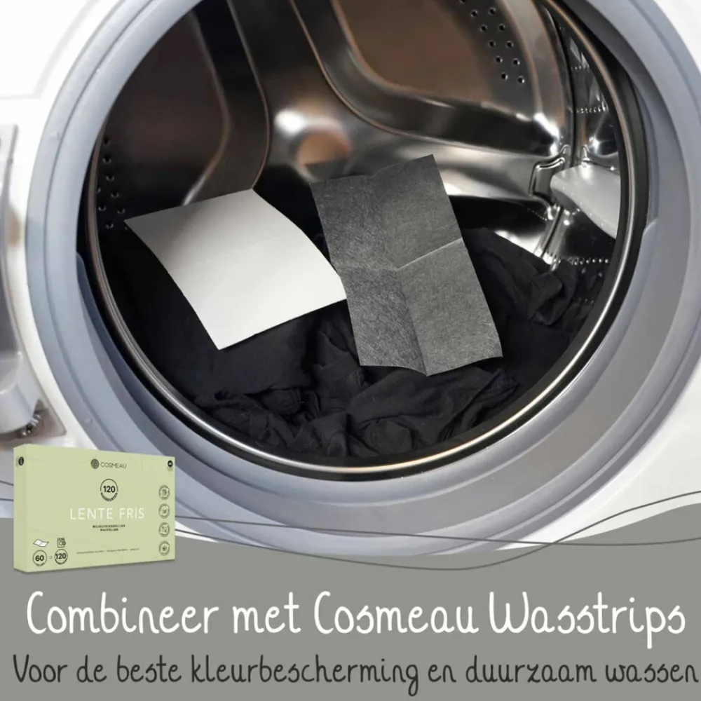 Kleurbeschermers Wasstrips 30 Wasbeurten Zwart 30 wasbeurten^Cosmeau Clearance
