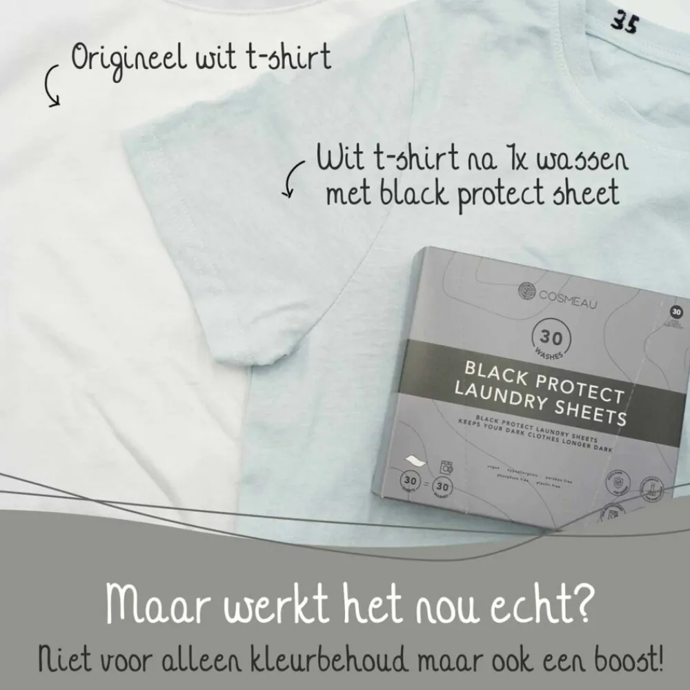 Kleurbeschermers Wasstrips 30 Wasbeurten Zwart 30 wasbeurten^Cosmeau Clearance