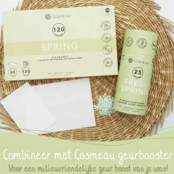 Wasmiddel<Cosmeau Wasstrips Lentefris 120 wasbeurten