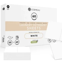 Wasmiddel<Cosmeau Wasstrips Witte Was 60 wasbeurten