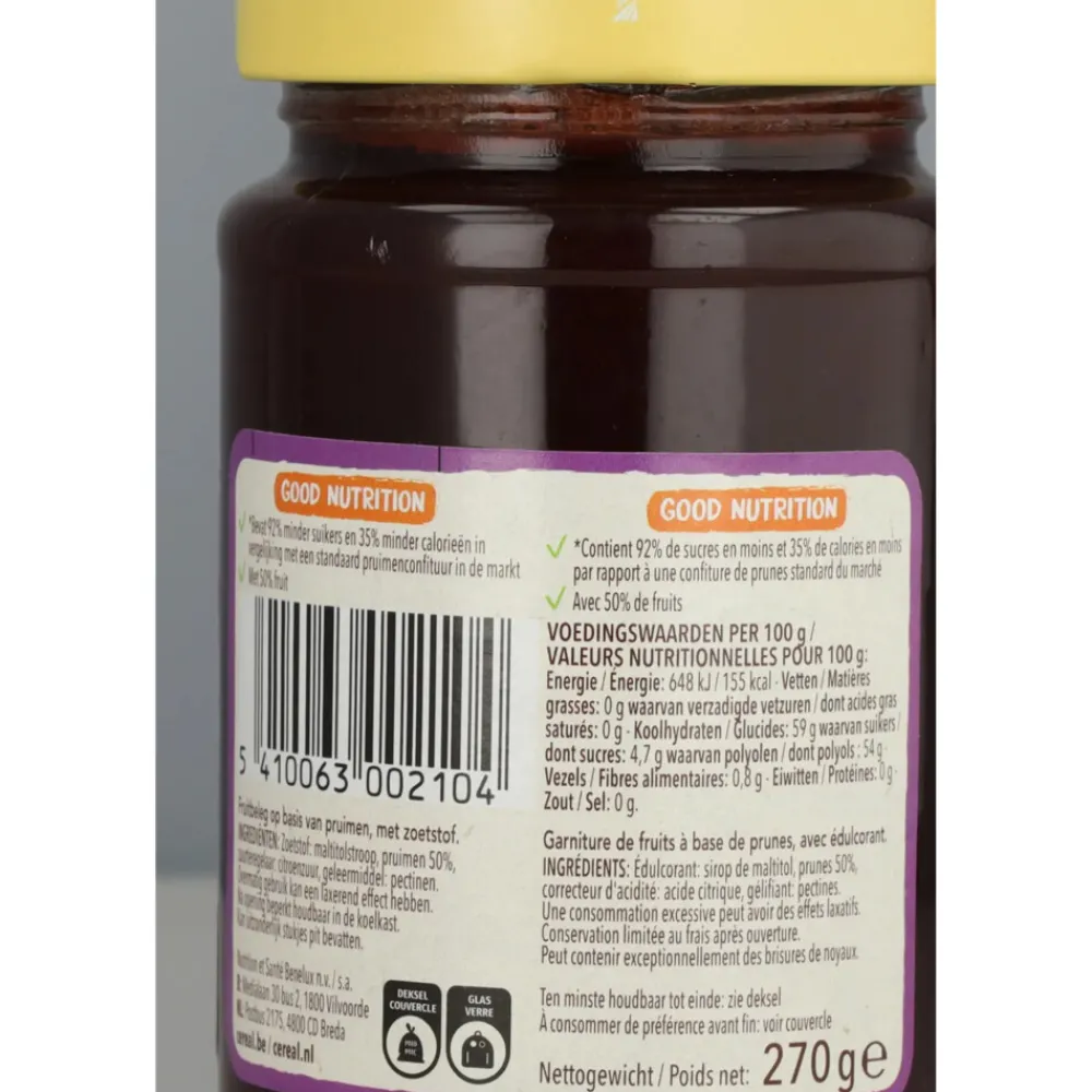 Beleg<Céréal Fruitbeleg Pruimen 270 gr