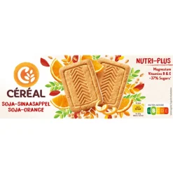 Koek<Céréal Koekjes Soja-Sinaasappel 280 gr