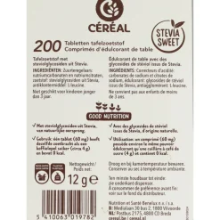 Best Stevia Sweet 200 tabletten Siropen & Zoetstoffen
