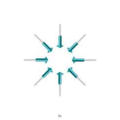 Interdentale Rager Prime Navulling CPS 06 Turqoise 2,2mm 8 stuks^Curaprox
