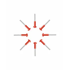 Flossen & Ragen<Curaprox Interdentale Rager Prime Navulling CPS 07 Rood 2,5mm 8 stuks