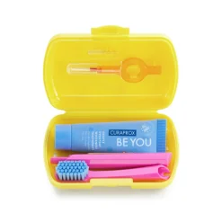 Tandenborstels<Curaprox Reisset Geel 1 set