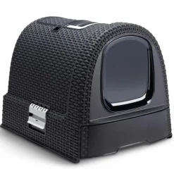 Kattenbak Antraciet 51 x 39 x 40 cm Kattenbakken & Toebehoren