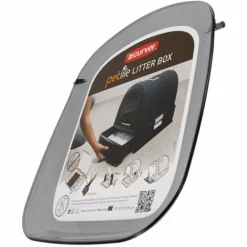 Clearance Kattenbakdeurtje Antraciet Kattenbakken &amp; Toebehoren