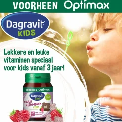 Natural Kids Multivitaminen Framboos 60 kauwtabletten^Dagravit Clearance