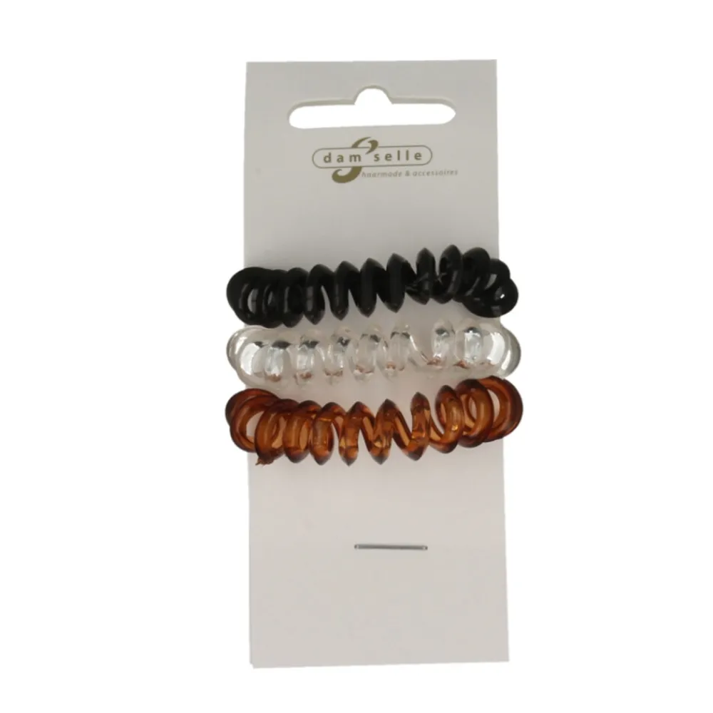 Accessoires<Damselle Haarelastiek Gedraaid 3 stuks