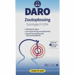 Outlet Fysiologische Zoutoplossing 10 stuks Gezondheidsproducten|Luchtwegen & Keel