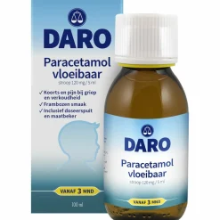 Paracetamol Vloeibaar Kind 100 ml^Daro Hot