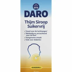 Luchtwegen & Keel<Daro Thijmsiroop Suikervrij 200 ml