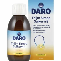 Luchtwegen & Keel<Daro Thijmsiroop Suikervrij 200 ml