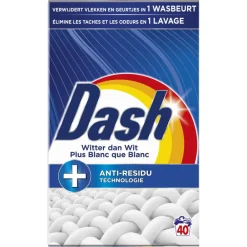 Waspoeder Witter Dan Wit 40 Wasbeurten 2,2 kg^Dash Outlet