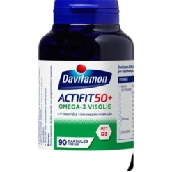 Vitaminen 50+<Davitamon Actifit 50+ Omega-3 Visolie 150 capsules