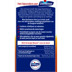 Multi Vitaminen En Mineralen<Davitamon Energie Boost Bosvruchten 40 kauwtabletten