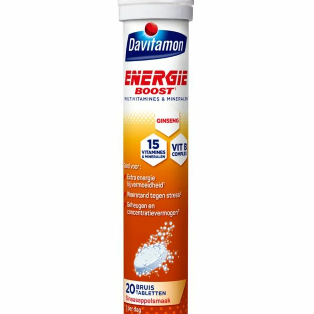 Multi Vitaminen En Mineralen<Davitamon Energie Boost Multivitamines Mineralen 20 Bruistabletten