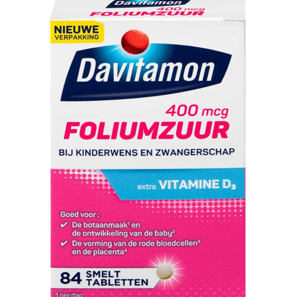 Foliumzuur 84 smelttabletten^Davitamon Sale
