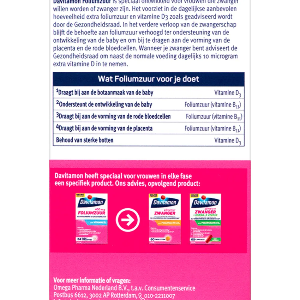 Foliumzuur 84 smelttabletten^Davitamon Sale