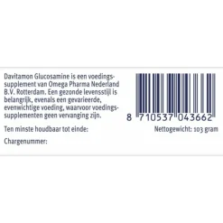 Speciale Bestanddelen<Davitamon Glucosamine 45 tabletten