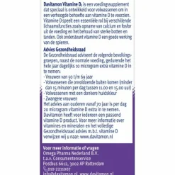 Vitamine D 10 MCG Volwassenen 150 smelttabletten^Davitamon Sale