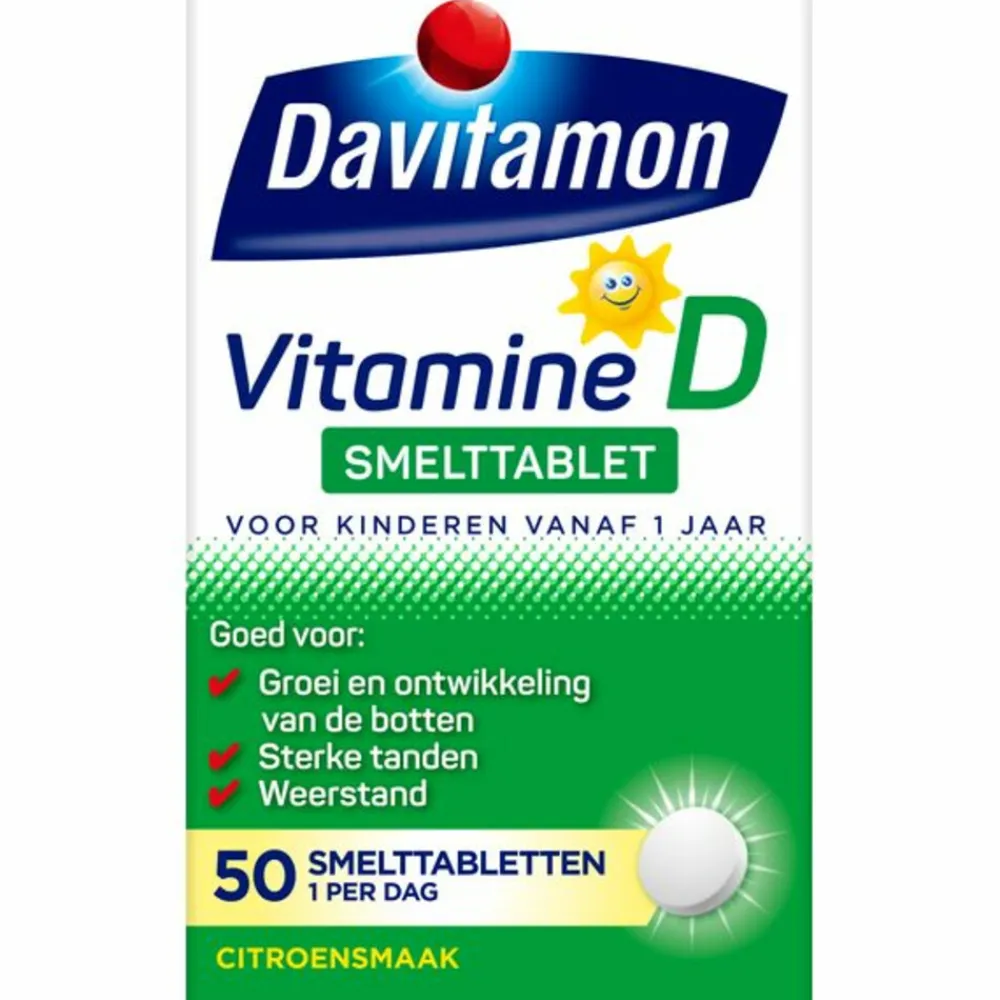 Vitamine D Kind 50 smelttabletten^Davitamon Best