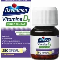 Vitamine D3 Vanaf 50 Jaar 250 tabletten^Davitamon Clearance