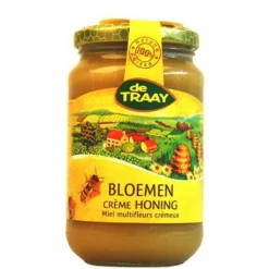 Siropen & Zoetstoffen<De Traay Honing Bloemen Creme 900 gr