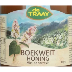 Siropen & Zoetstoffen<De Traay Honing Boekweit 900 gr