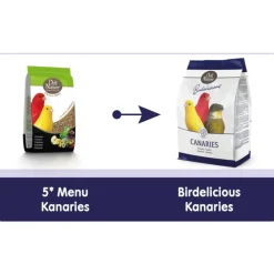 New 5 Sterren Menu Kanarie 2,5 kg Droogvoer & Zaden