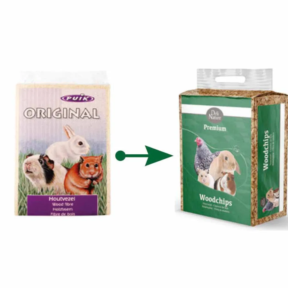 Premium Houtvezel 3,6 kg^Deli Nature Outlet