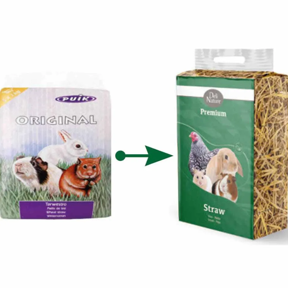 Bodembedekking<Deli Nature Premium Stro Voorgesneden 5 kg