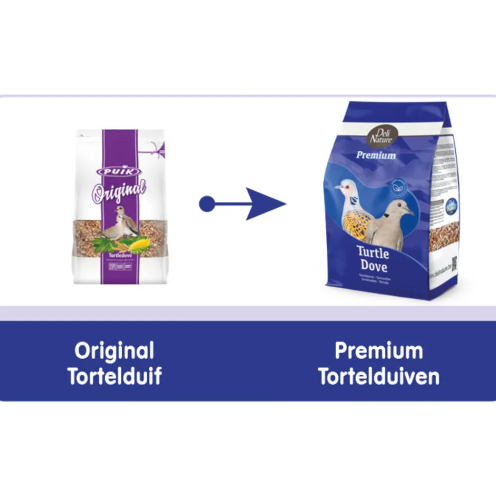 Premium Tortelduif 4 kg^Deli Nature