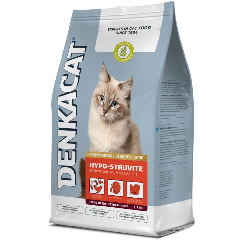 Hypo Struvite Kattenvoer 1,25 kg^Denkacat Online