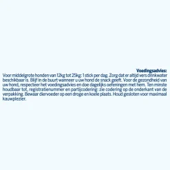 Outlet Kauwstaaf Medium 12 - 25 kg 15 stuks Snacks