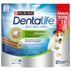 Snacks<DentaLife Kauwstaaf Small 7 - 12 kg 21 stuks