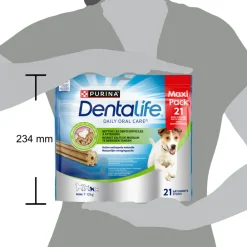 Snacks<DentaLife Kauwstaaf Small 7 - 12 kg 21 stuks