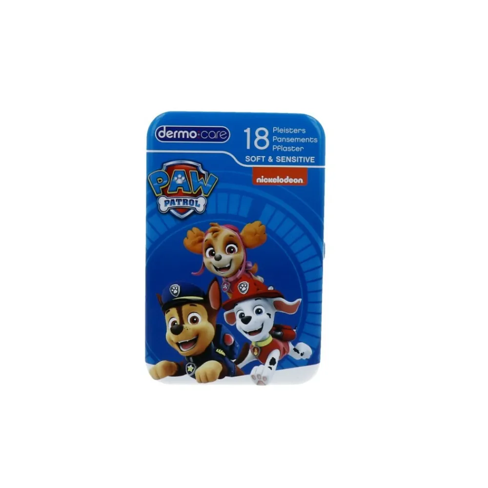 Desinfectie<Dermo Care Paw Patrol Pleister Blik 18 stuks