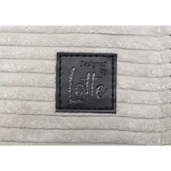 Manden & Dekens<Designed by Lotte Bankkussen Ribbed Lichtgrijs 90 x 55 x 13,5 cm