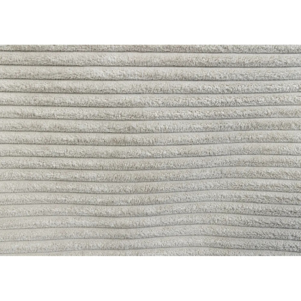 Bankkussen Geribbeld Lichtgrijs 50 x 50 x 30 cm Manden & Dekens