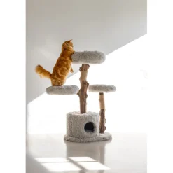 Krabmeubel Hout Ziza 60 x 45 x 100 cm Krabpalen & Meubels