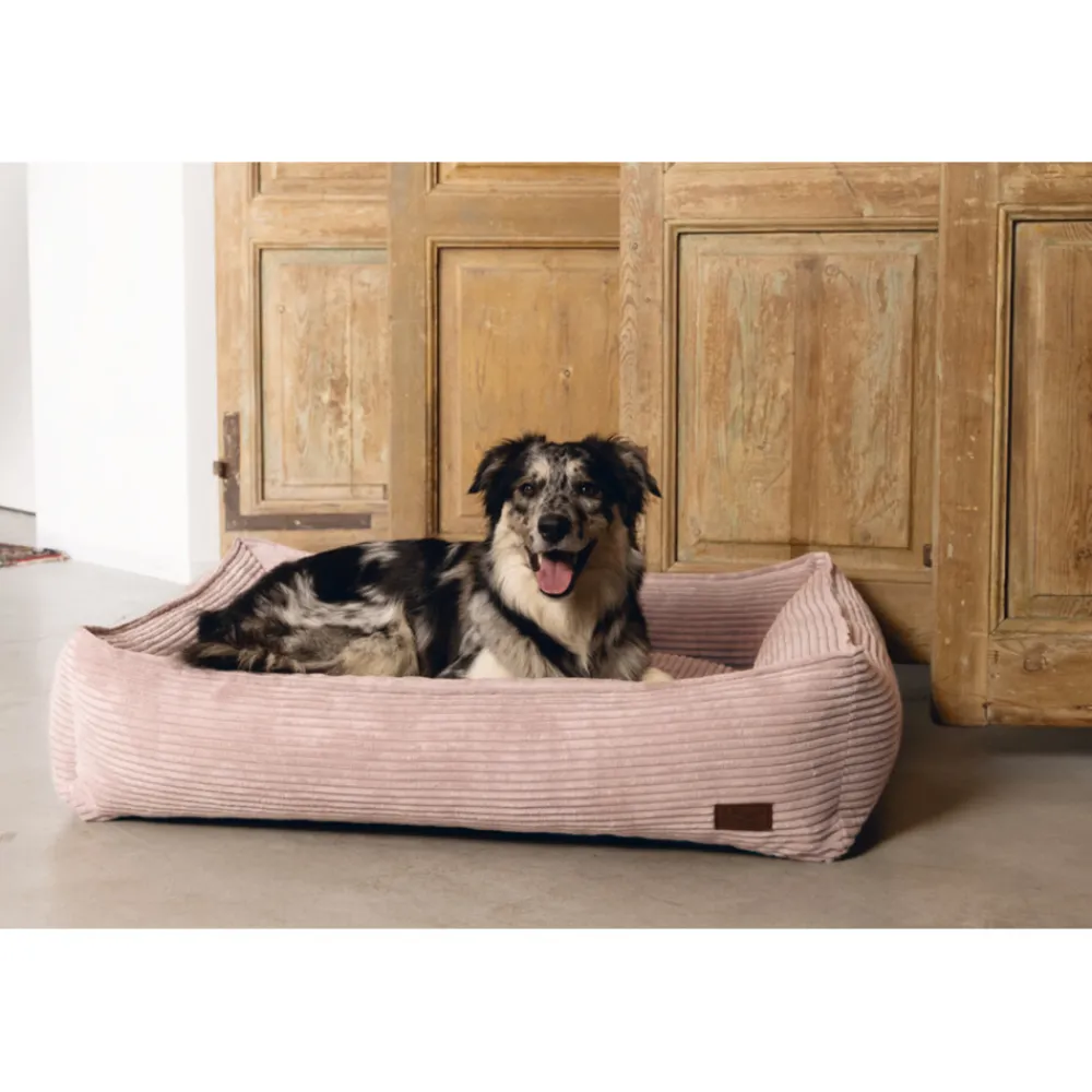 Clearance Ligmand Ribbed Roze 80 x 70 x 22 cm Manden & Dekens