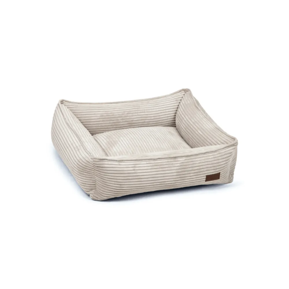 Manden & Dekens<Designed by Lotte Ligmand Ribbed Lichtgrijs 65 x 60 x 20 cm