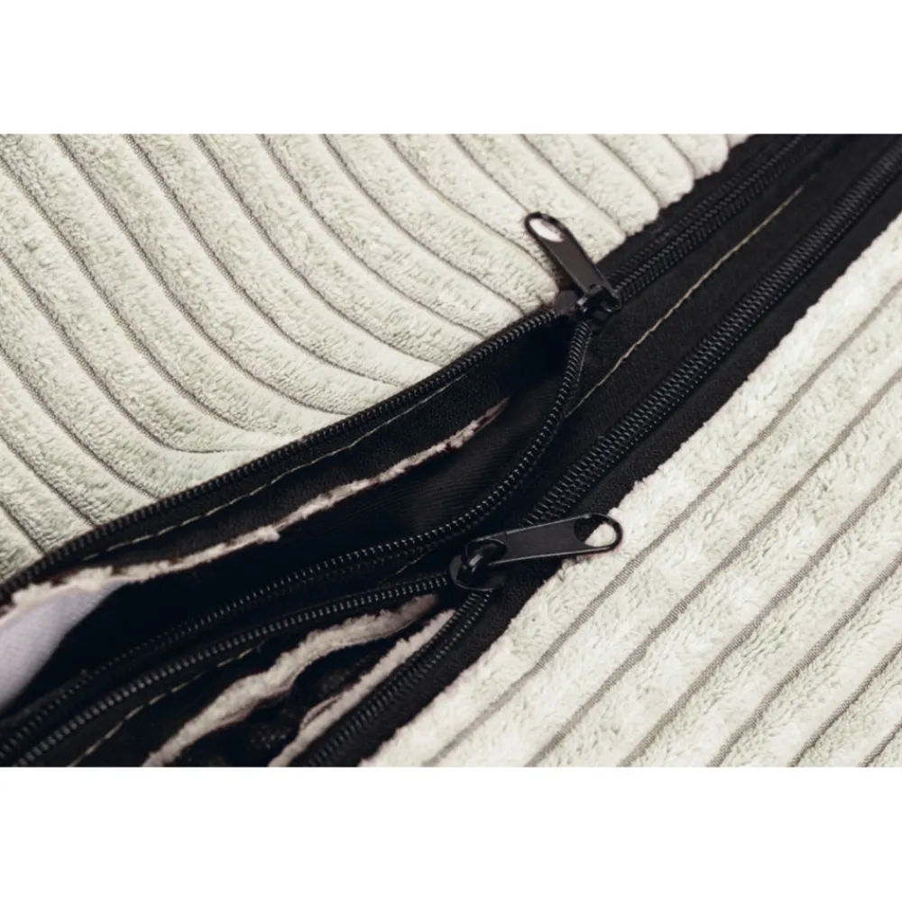 Manden & Dekens<Designed by Lotte Ligmand Ribbed Lichtgrijs 65 x 60 x 20 cm